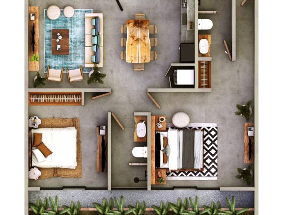 Xiimbal 2 Bedroom PH