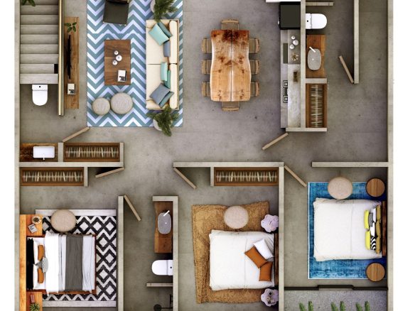 Xiimbal 1 Bedroom