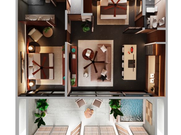 Xiol 2 Bedrooms